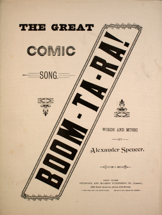 The Great Comic Song. Boom-Ta-Ra