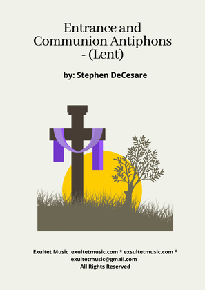 Book cover for Entrance and Communion Antiphons (Lent)