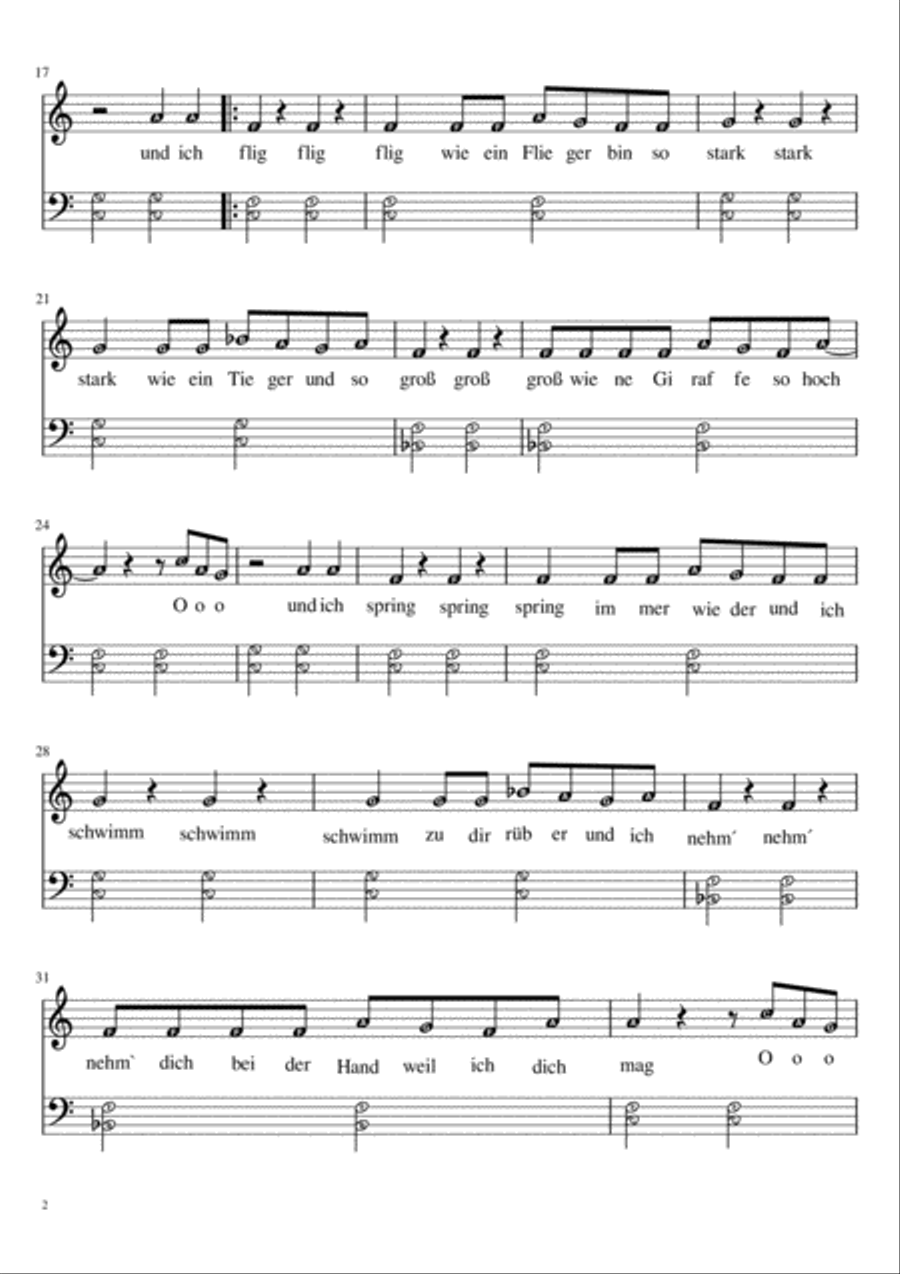 So Ein Schoener Tag Voice scores gallery preview page 2