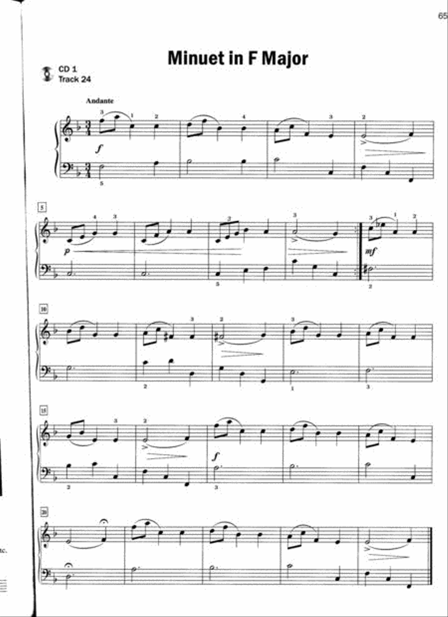 Basix Keyboard Classical Favorites Piano Method scores gallery preview page 2