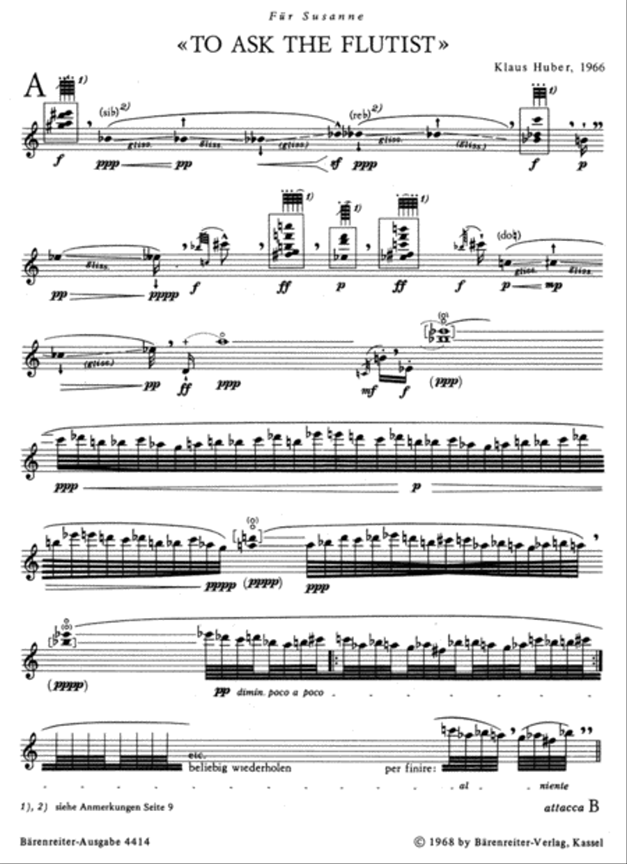 To ask the flutist Flute Solo scores gallery preview page 2