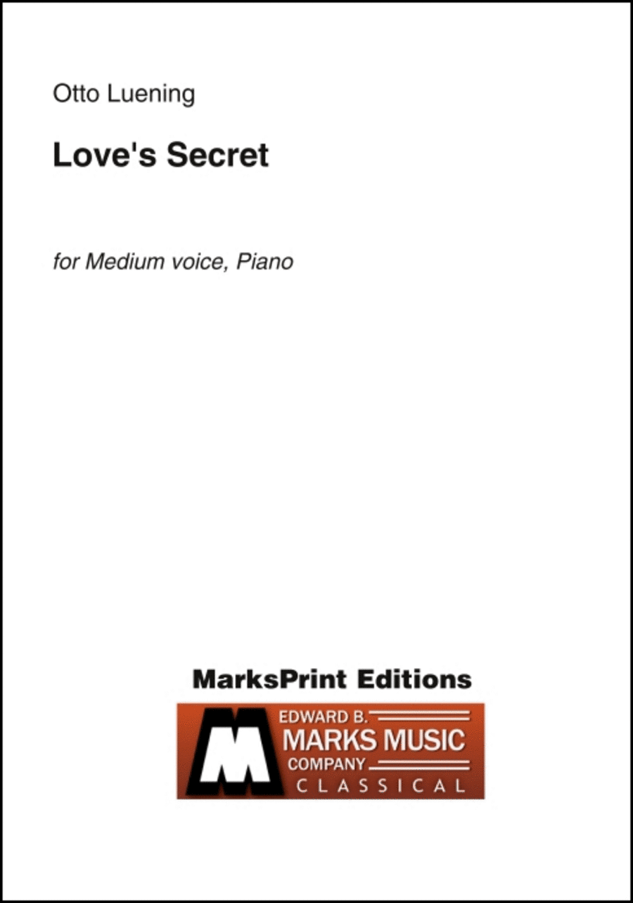 Love's Secret Love's Secret Choir scores gallery preview page 1