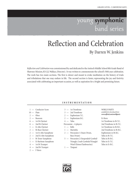 Reflection and Celebration: Score