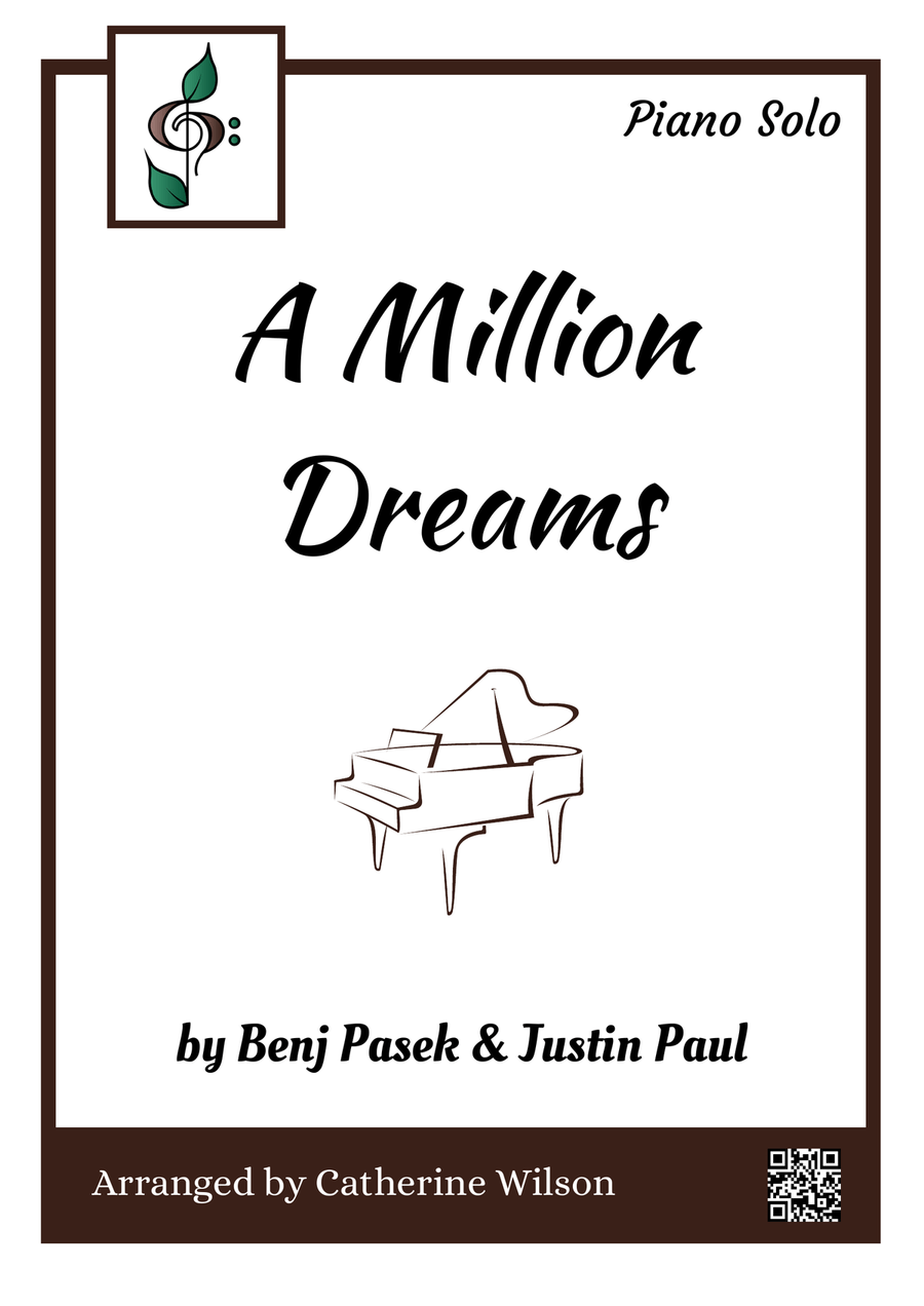A Million Dreams Piano Solo scores gallery preview page 1