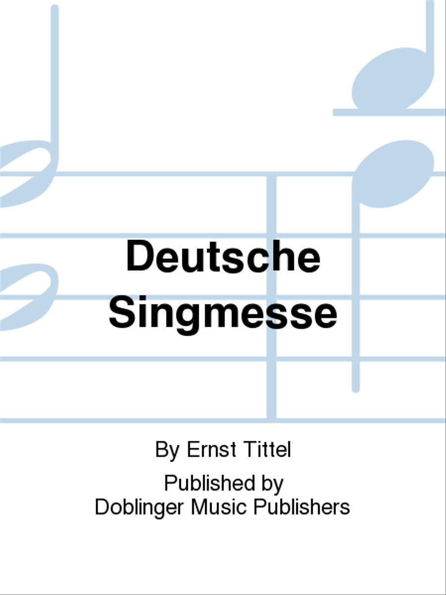 Deutsche Singmesse Deutsche Singmesse A Cappella scores gallery preview page 1
