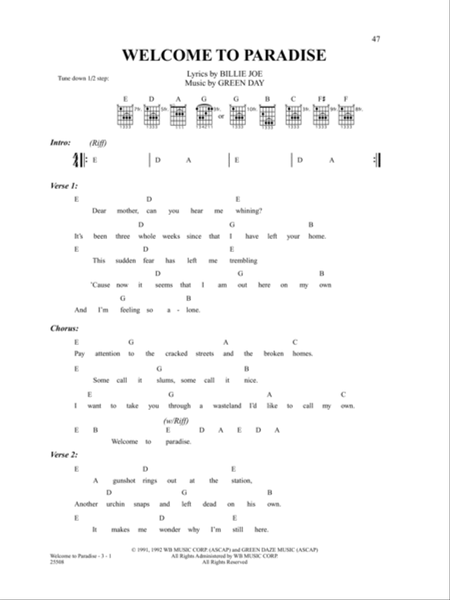 Welcome to Paradise School and Community scores gallery preview page 1