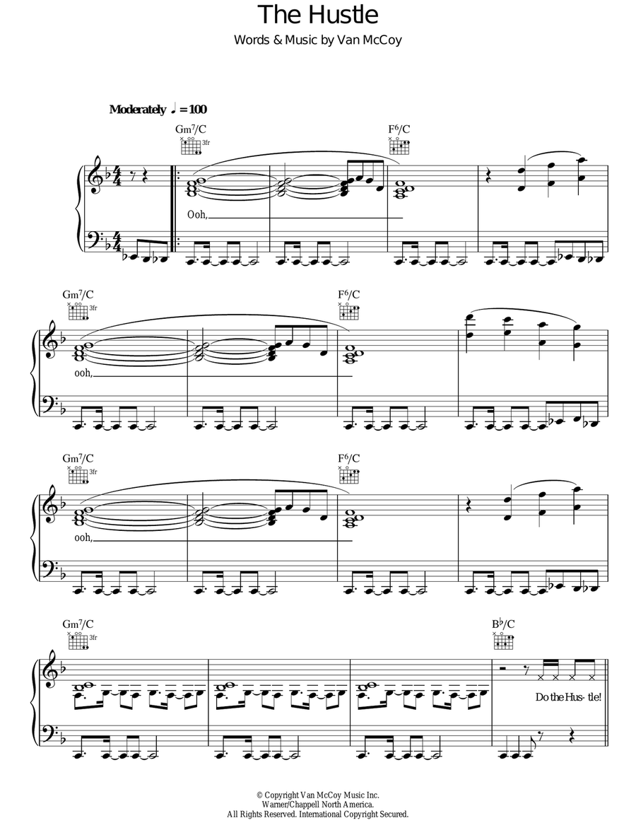 The Hustle The Hustle Acoustic Guitar scores gallery preview page 1