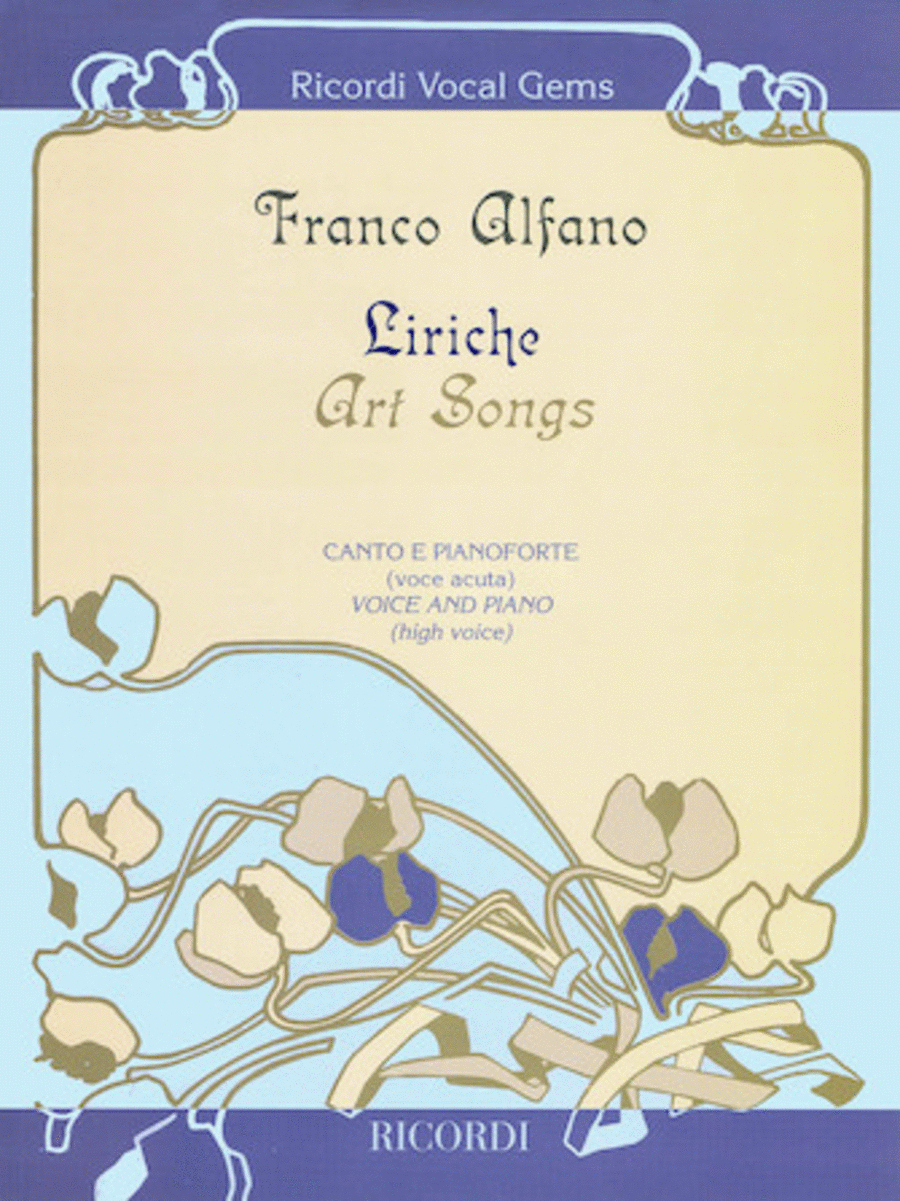 Liriche (Art Songs) High Voice scores gallery preview page 1