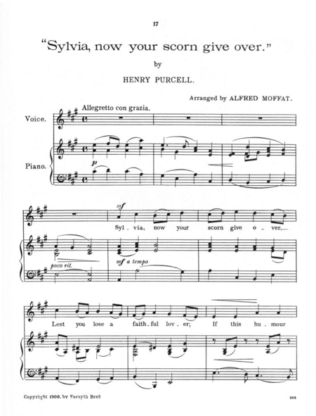 Six Songs of Henry Purcell