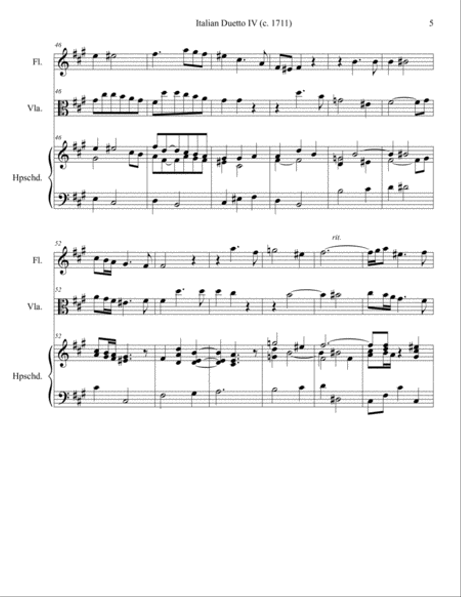 Italian Duetto 4 Small Ensemble scores gallery preview page 5
