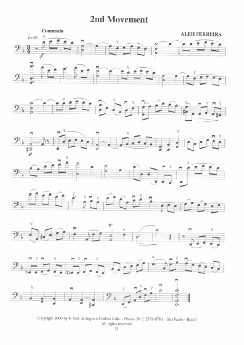 Suite No 6 for Cello Solo image number null