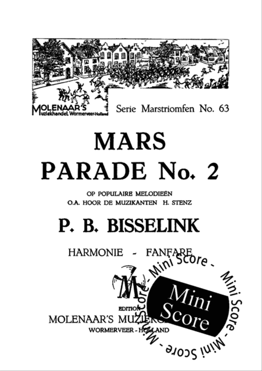 Mars Parade No. 2 Concert Band scores gallery preview page 3