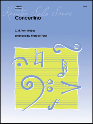 Book cover for Concertino Opus 26