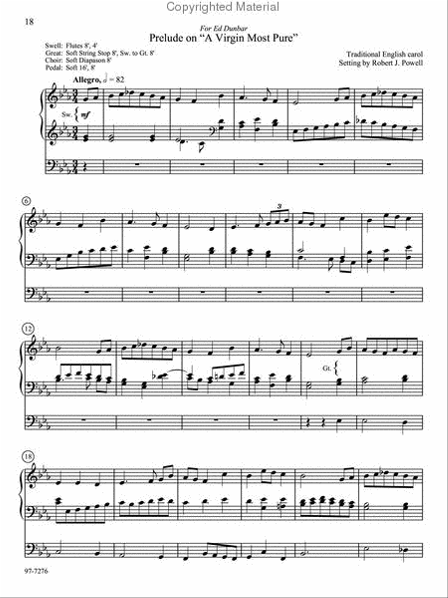 From Realms of Glory Organ scores gallery preview page 8