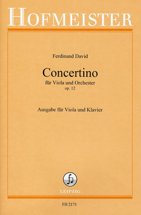 Book cover for Concertino, op. 12 / KlA