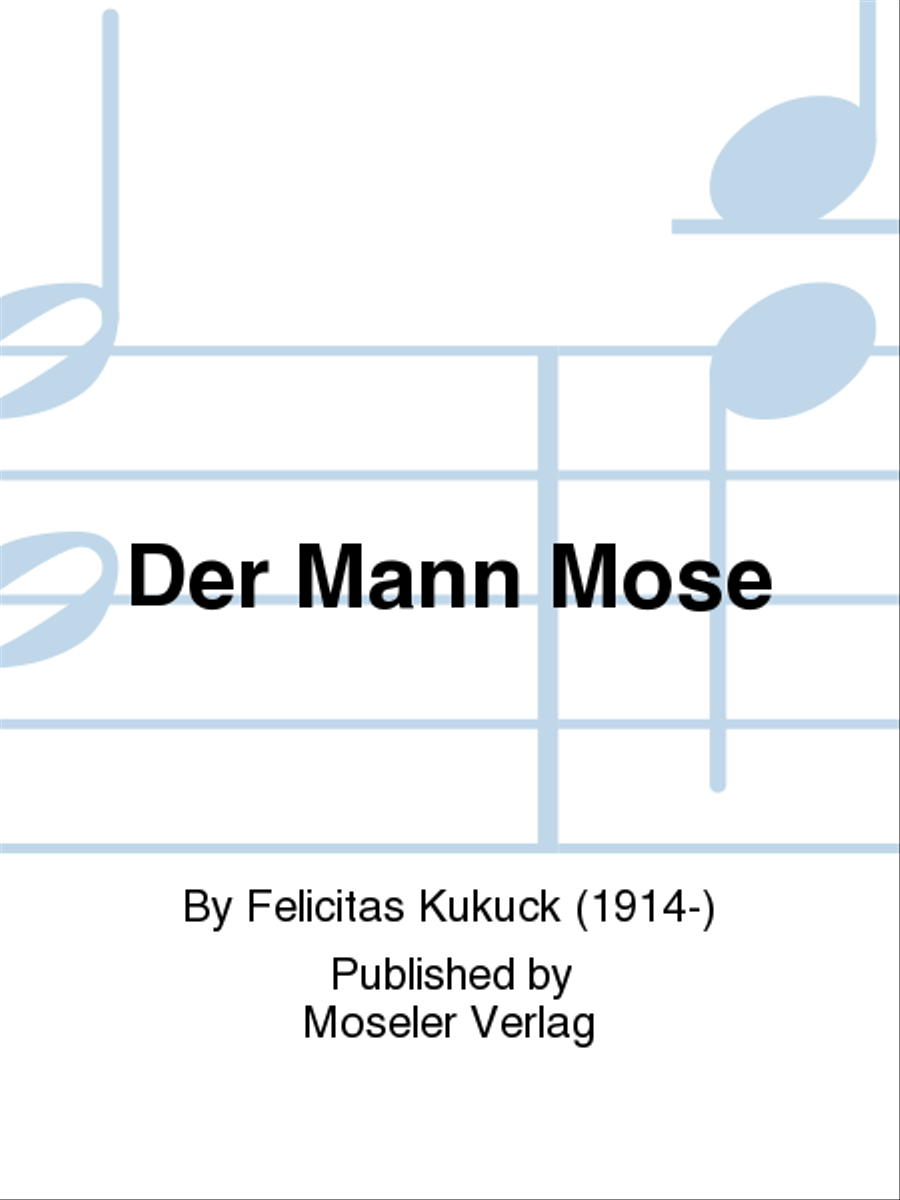 Der Mann Mose TB scores gallery preview page 1