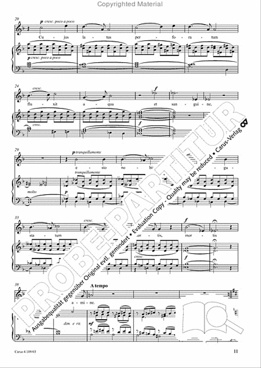 Shorter sacred works. Vol. 15 of the Vierne Complete Edition (Vierne: Kleinere Kirchenwerke. Bd. 15 der Vierne-Gesamtausgabe) Organ scores gallery preview page 12