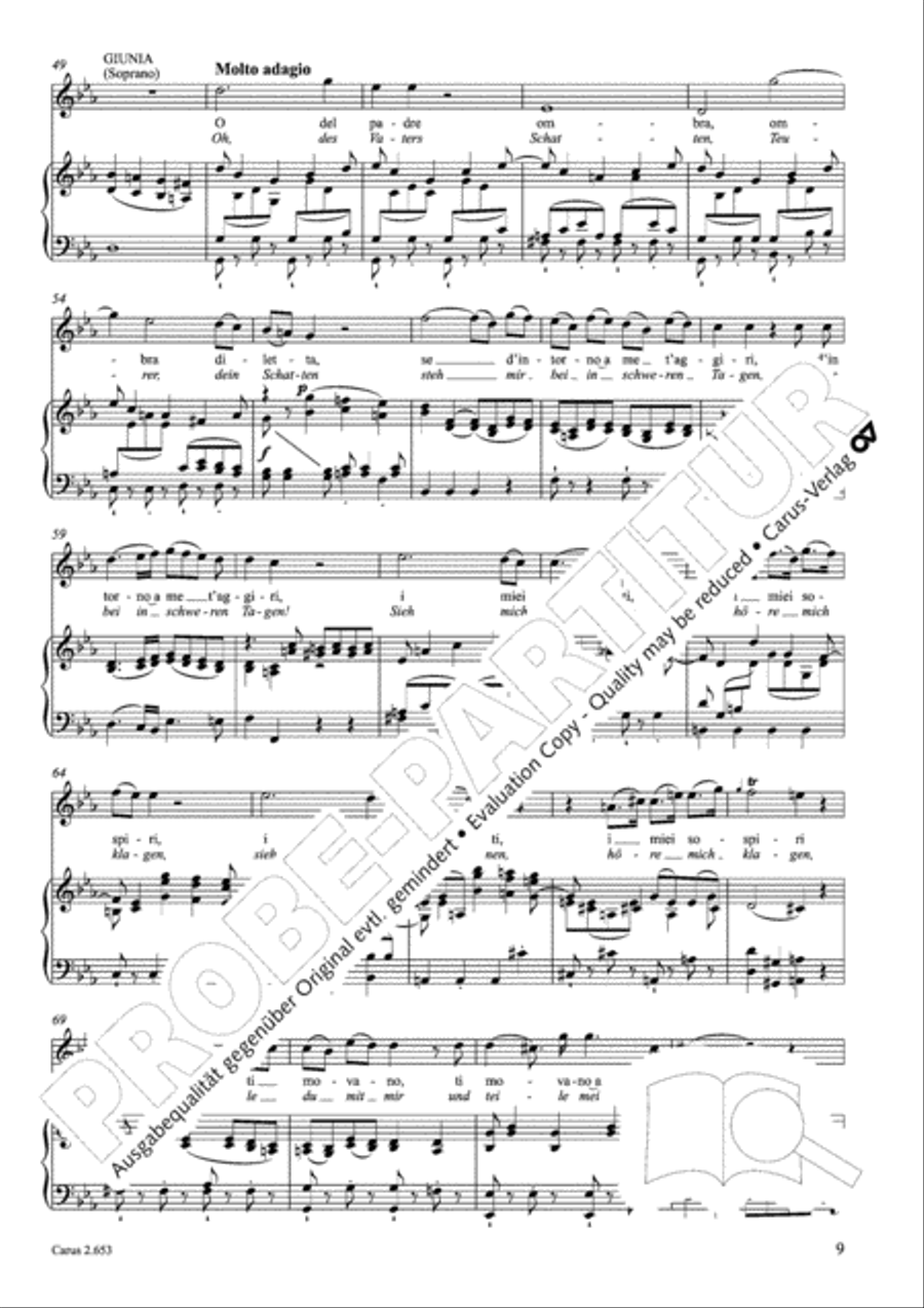Choral collection Great Opera Choruses - Mozart * Haydn (choir & piano) Choir scores gallery preview page 20