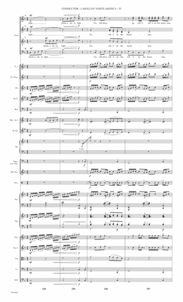 International Carol Suites: Carols of the Americas - Orchestra Score
