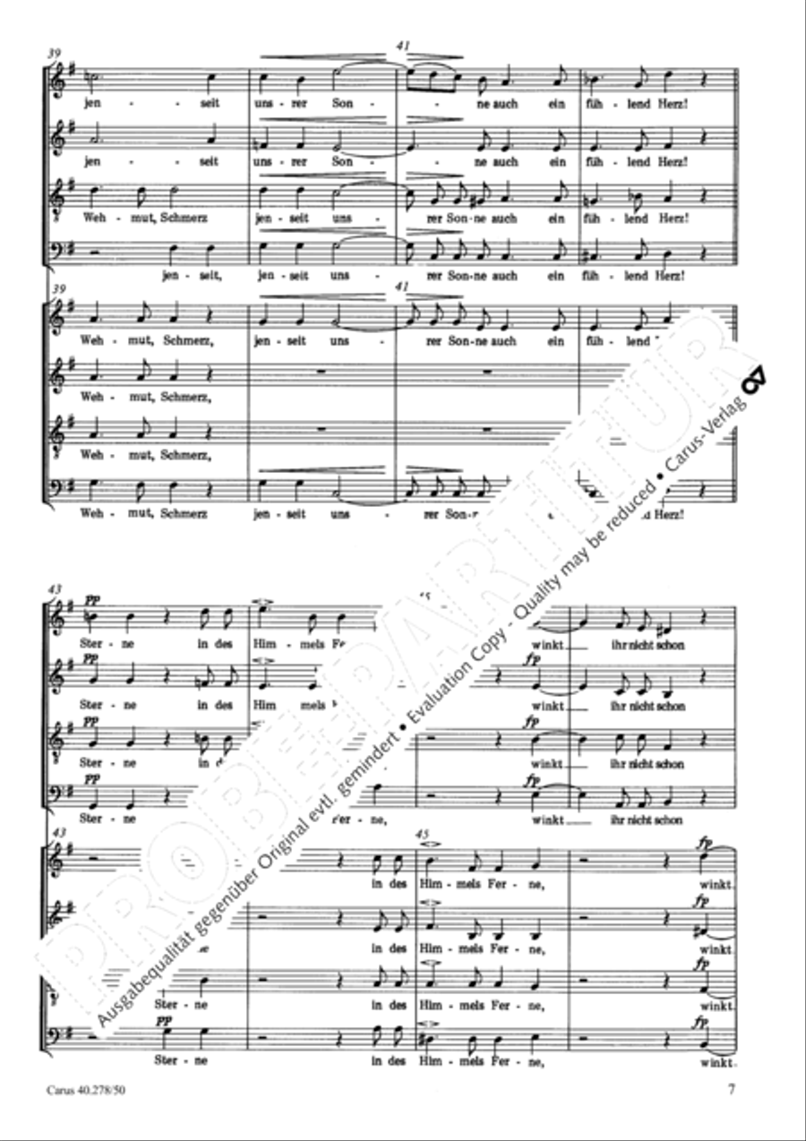 An die Sterne An die Sterne 4-Part scores gallery preview page 8