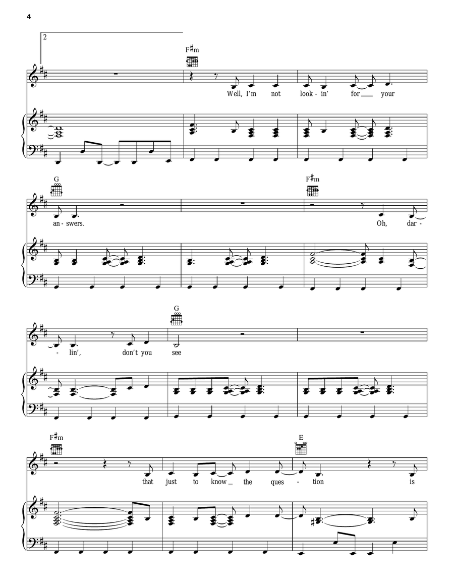 The Wheel The Wheel Piano, Vocal, Guitar scores gallery preview page 4