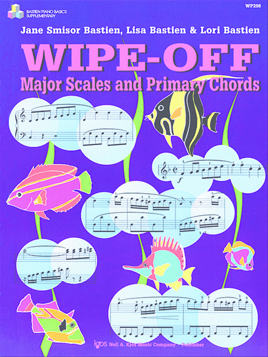 Wipe-Off: Major Scales & Primary Chords Piano Method scores gallery preview page 1