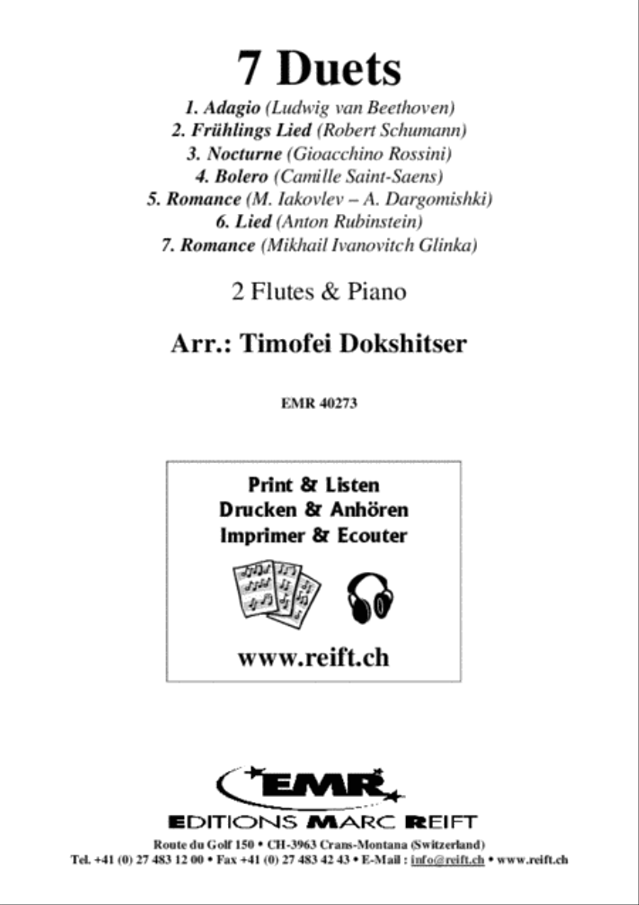 7 Duets Flute Duet scores gallery preview page 2
