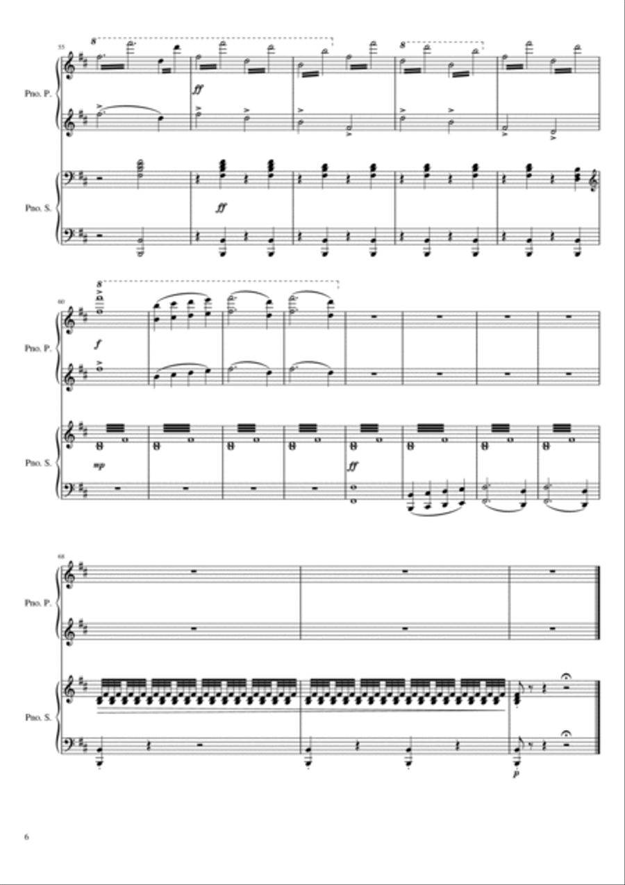 Tchaikovsky - Swan Lake Suite Excerpt, Op.20a I. Scene - Original (Arr. for Piano 4 hands) image number null