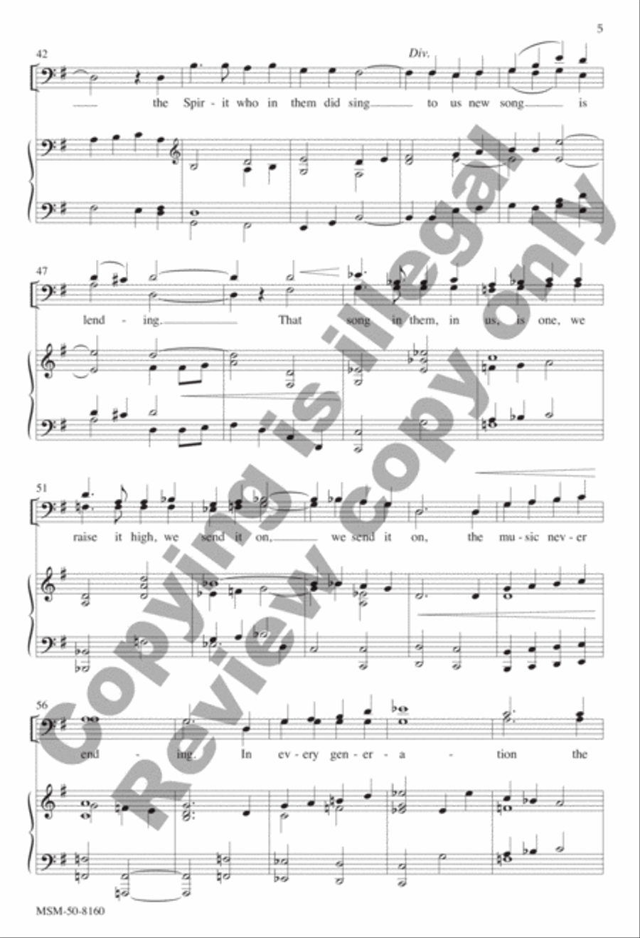 In Every Generation 4-Part scores gallery preview page 5