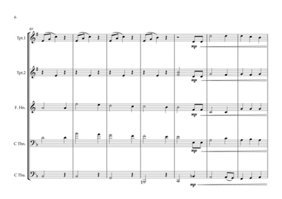Marshallese National Anthem for Brass Quintet image number null