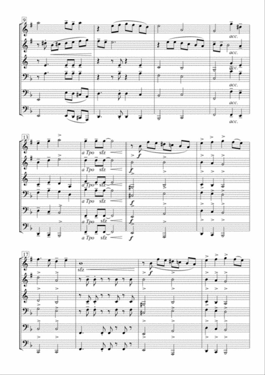 Yesterday Yesterday Brass Ensemble scores gallery preview page 3