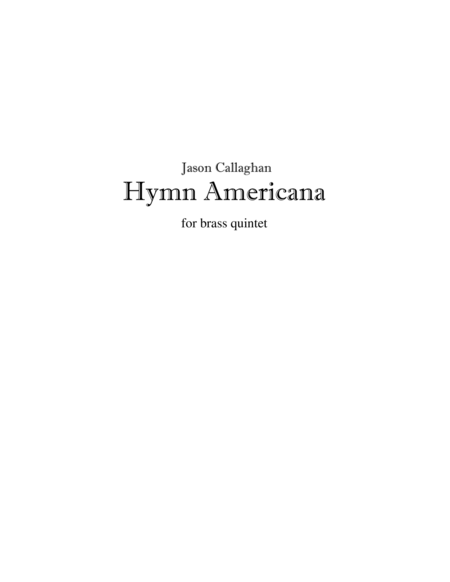 Hymn Americana