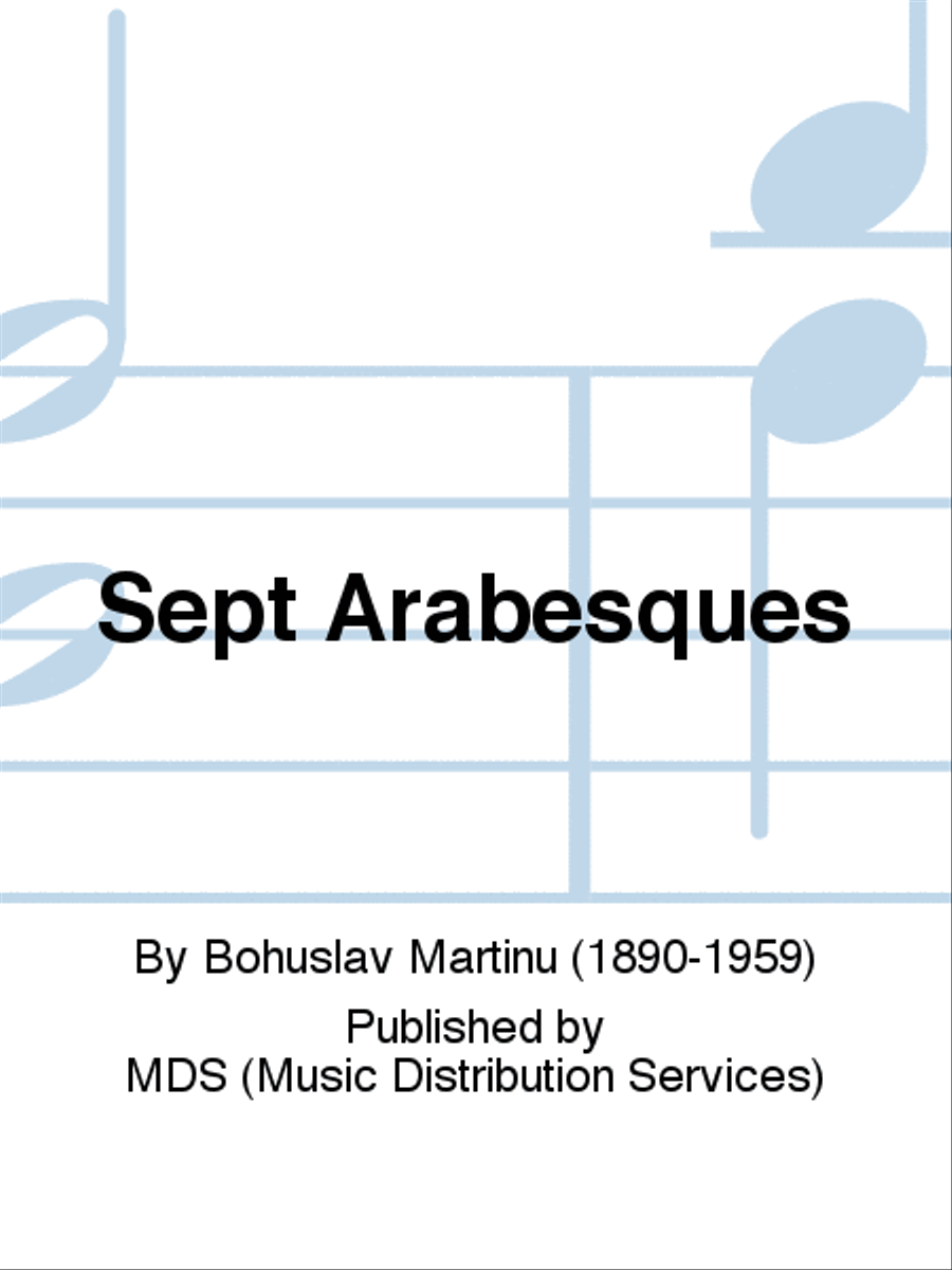 Sept Arabesques Cello scores gallery preview page 1