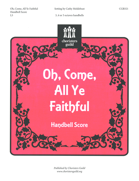 Oh, Come, All Ye Faithful - Handbell Score image number null