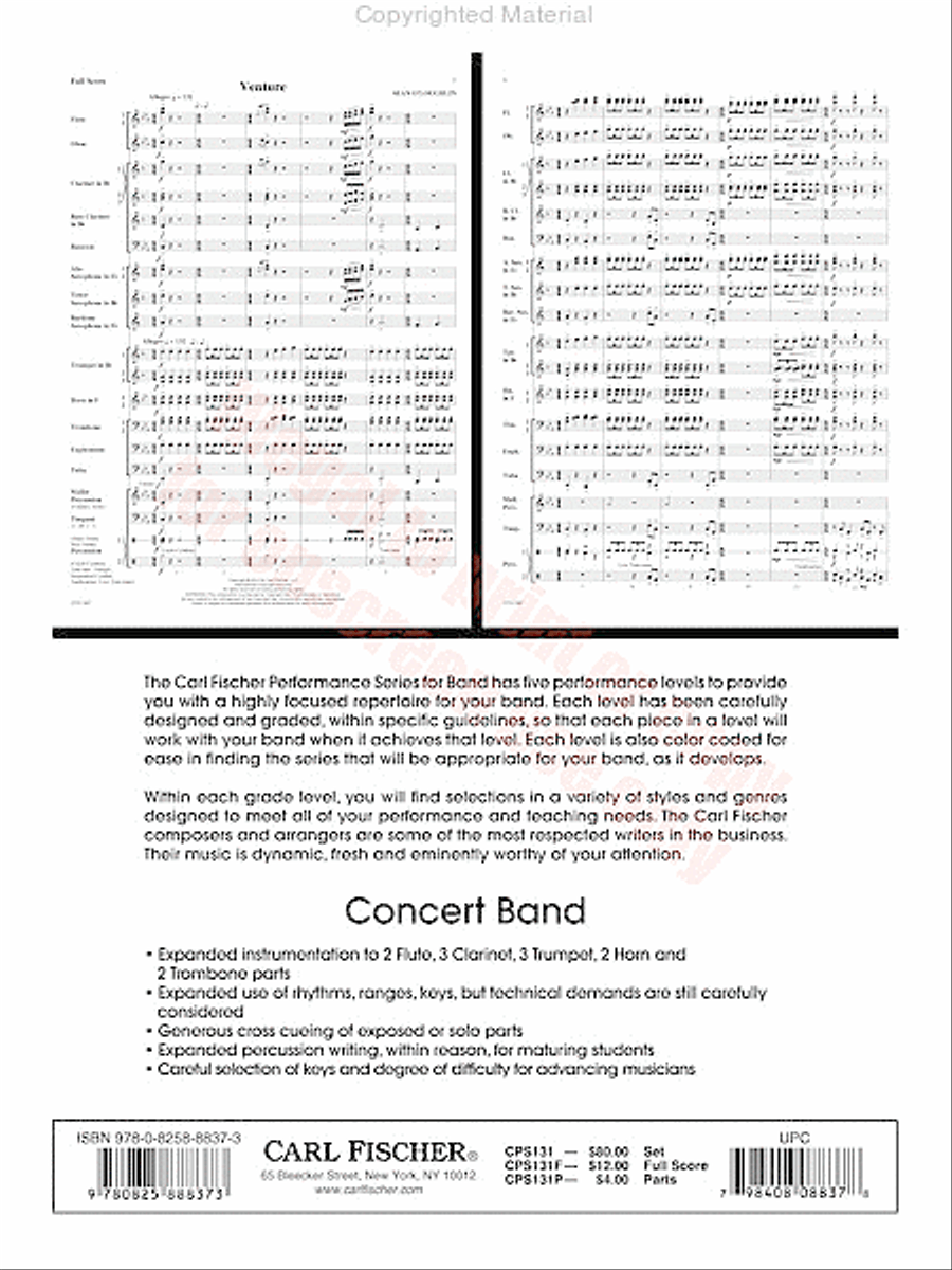 Crown and Scepter Concert Band scores gallery preview page 29