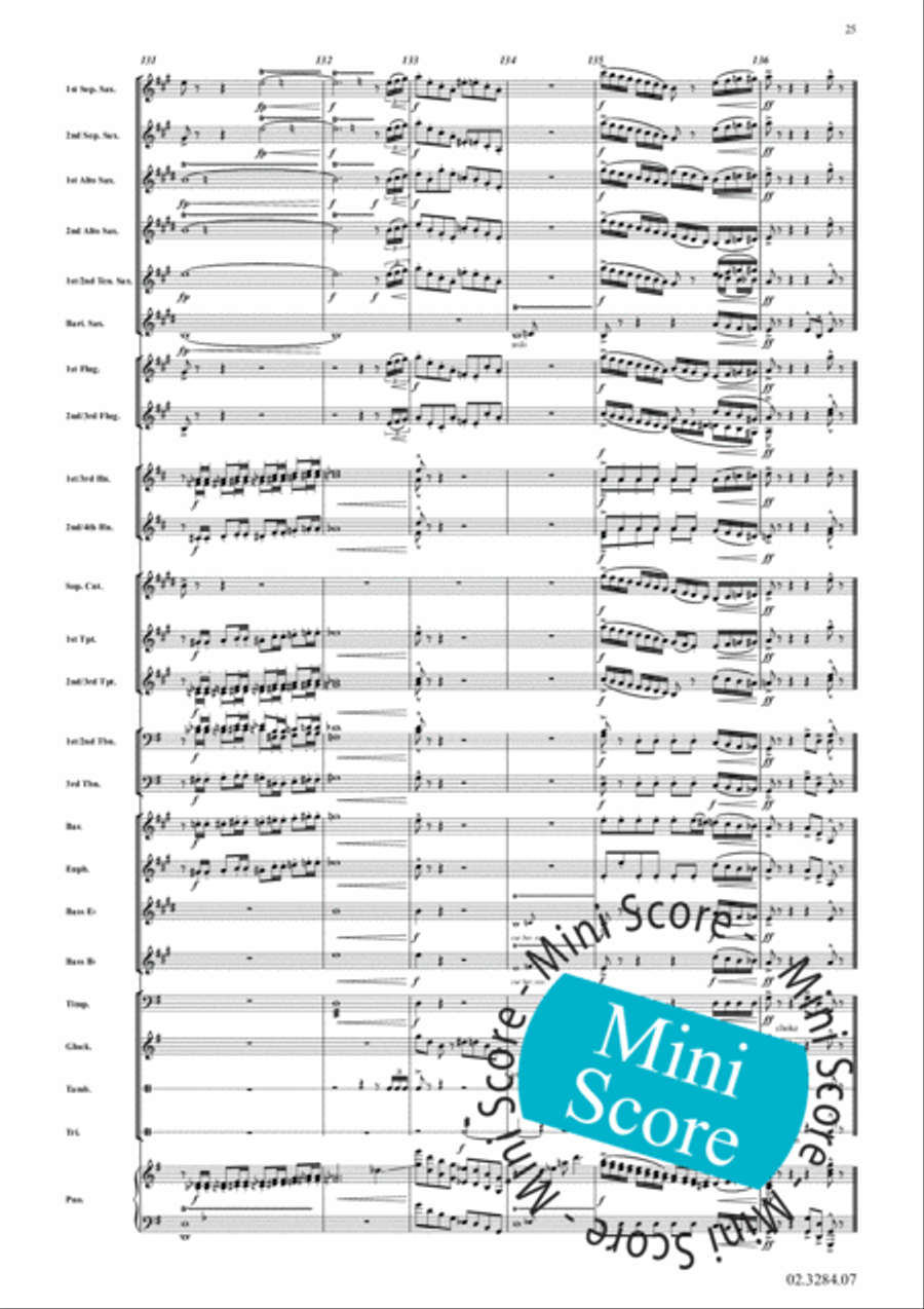 It's a Wonderful Christmas Fanfare Band scores gallery preview page 31