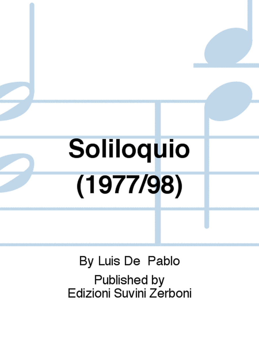 Soliloquio (1977/98)