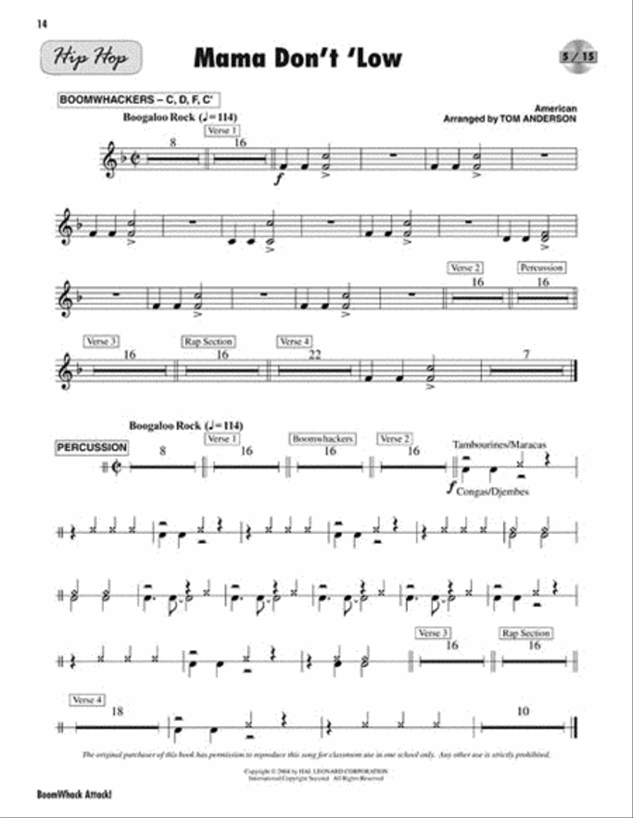 BoomWhack Attack! Choir scores gallery preview page 6