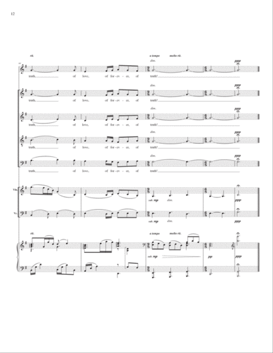 Great Flowing River (for SATB) - Full Score 4-Part scores gallery preview page 12