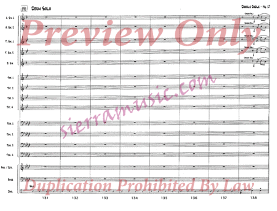 Doodle Oodle Jazz Ensemble scores gallery preview page 18