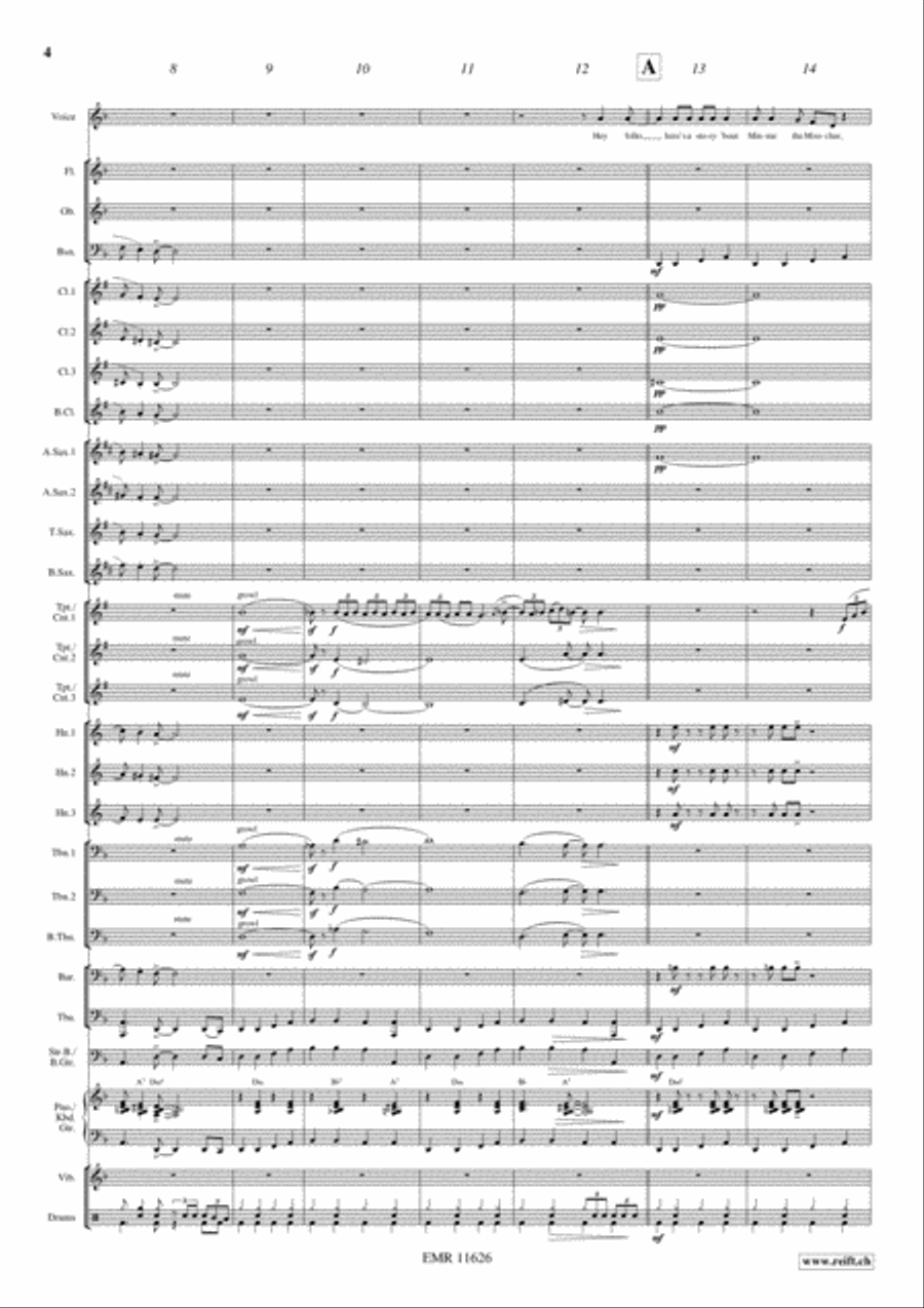 Minnie The Moocher Minnie The Moocher Concert Band scores gallery preview page 5