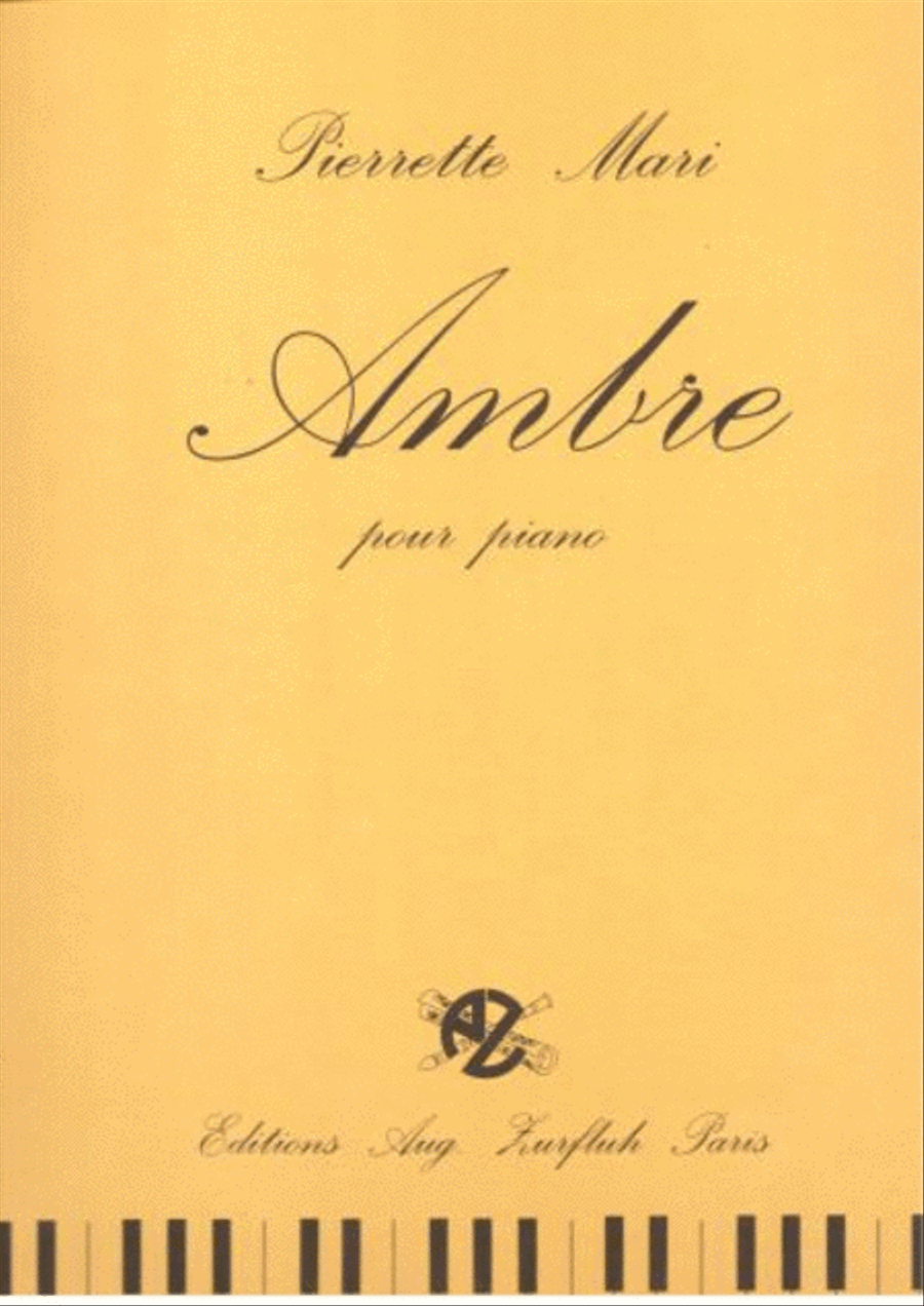 Ambre Percussion scores gallery preview page 1