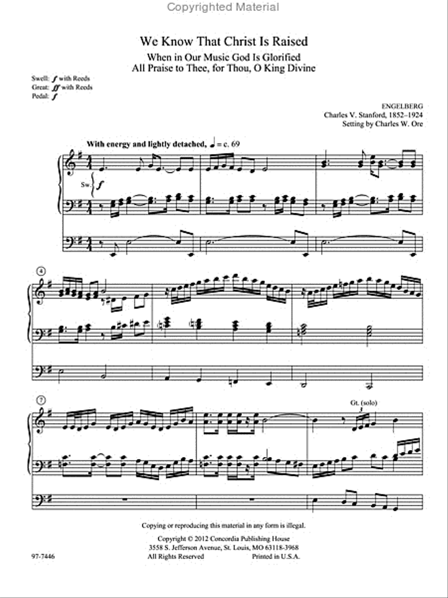 Eleven Compositions for Organ, Set IX Organ scores gallery preview page 2