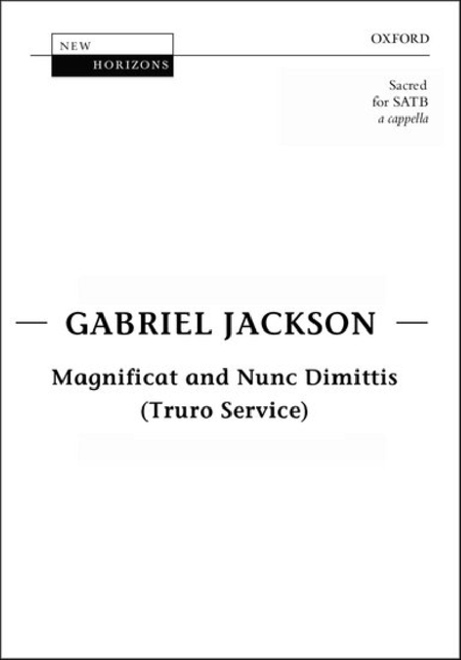 Magnificat and Nunc Dimittis (Truro Service) 4-Part scores gallery preview page 1