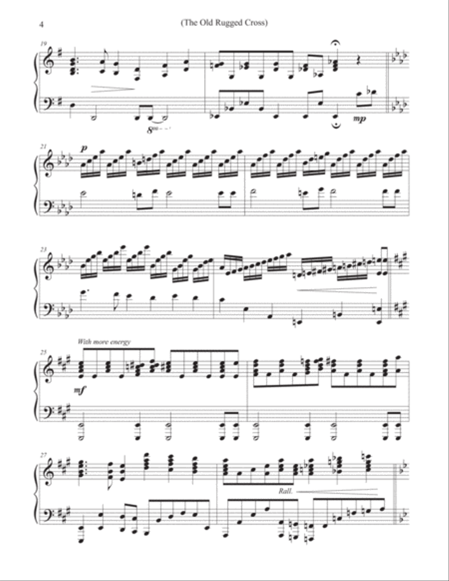 Hymn Trilogies for Piano, Vol. I Piano Solo scores gallery preview page 4