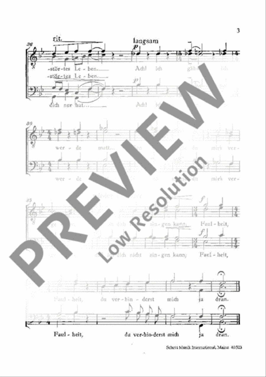 Vier heitere Männerchöre Vier heitere Männerchöre TTBB scores gallery preview page 4