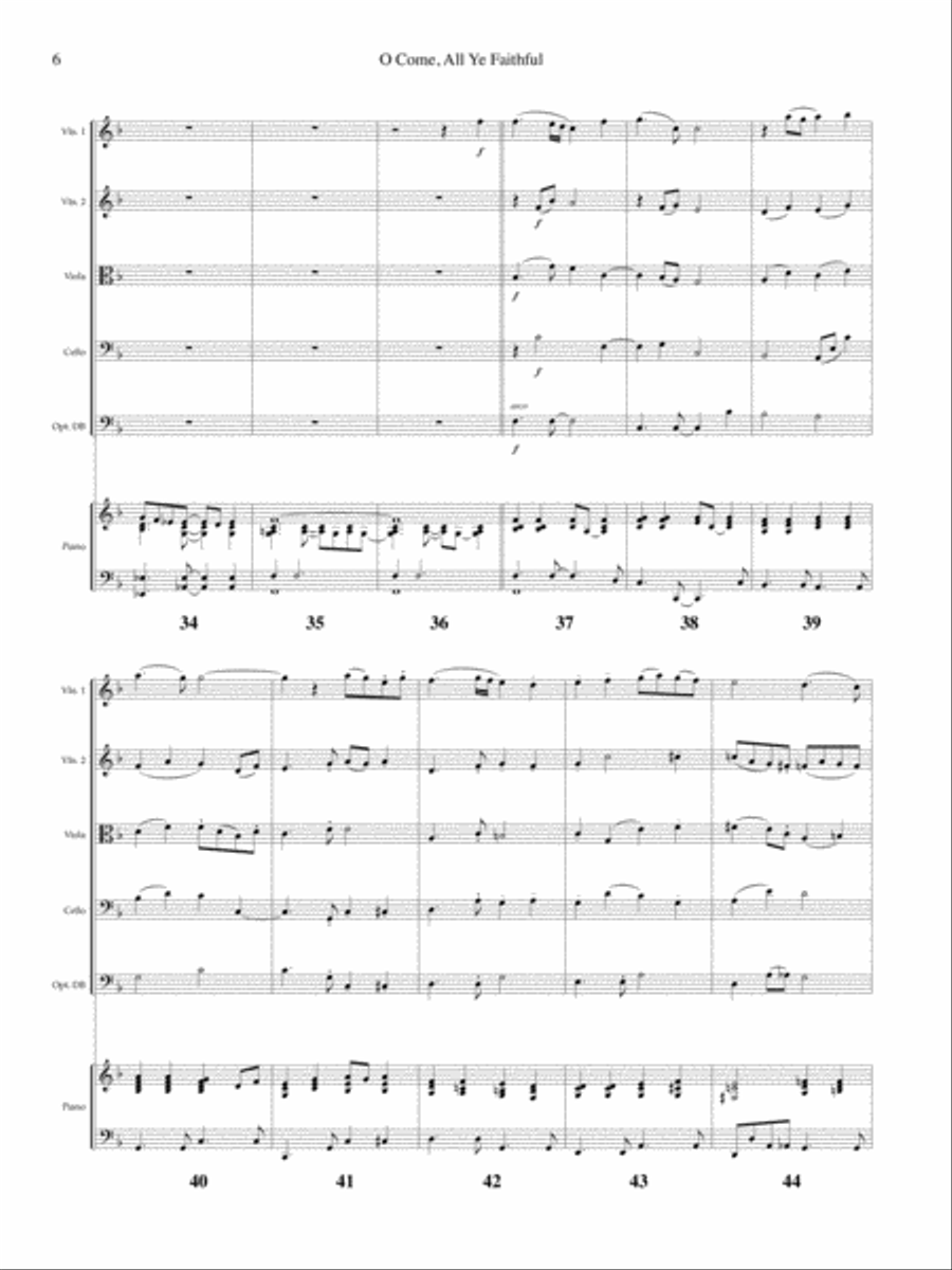Creative Carols for String Quartet, Volume 1 String Quartet scores gallery preview page 5