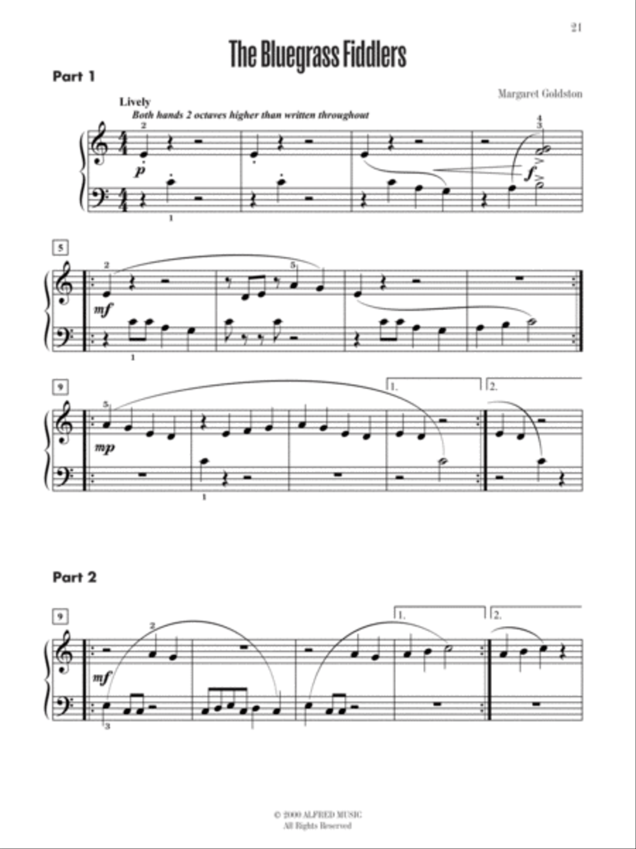 Contest Winners for Three, Book 2 Small Ensemble scores gallery preview page 7