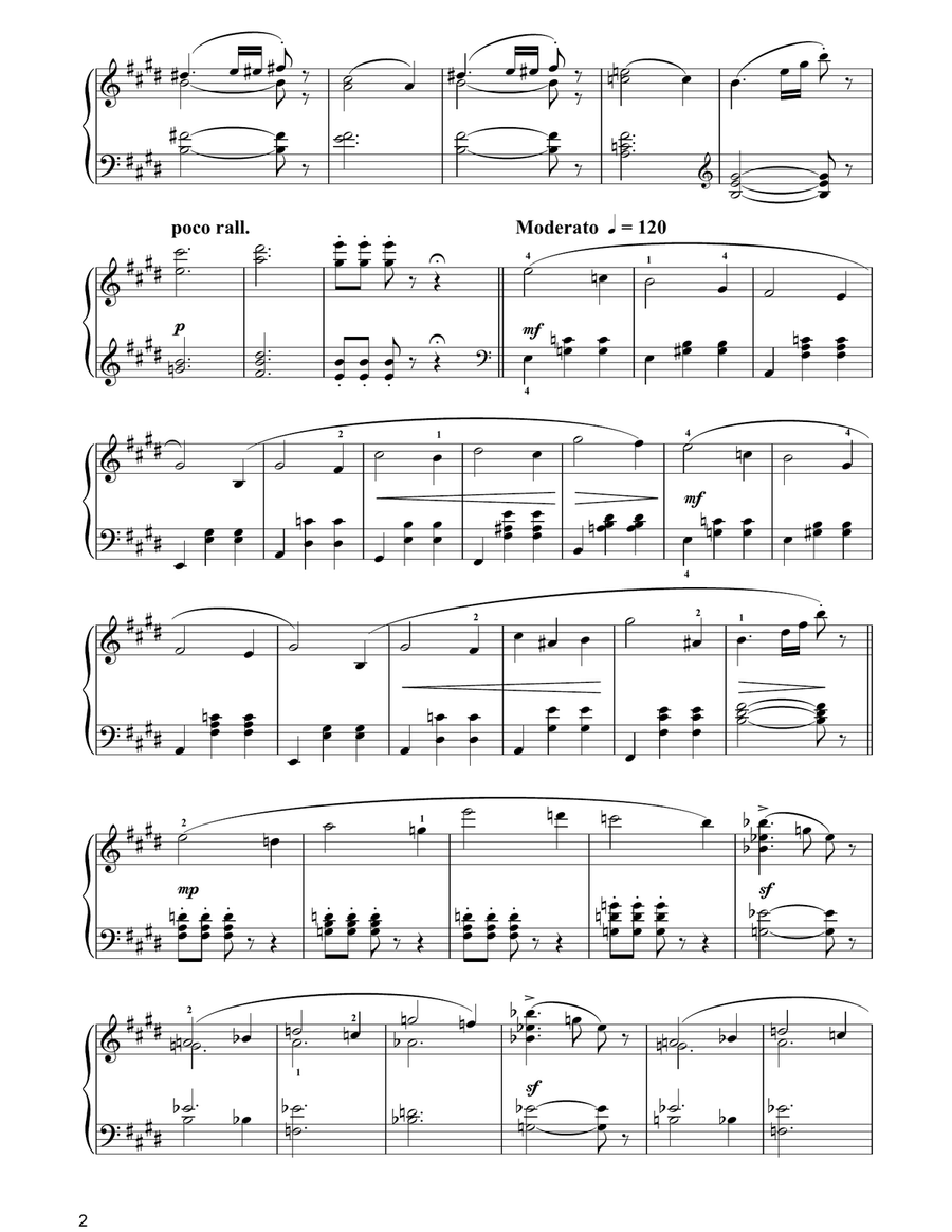 Valse (from Cendrillon) Piano Solo scores gallery preview page 2
