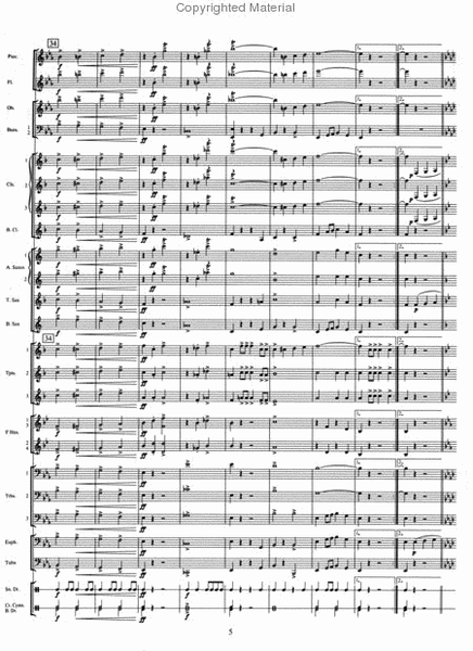 Lawrence Sesquicentennial March - Full Score image number null